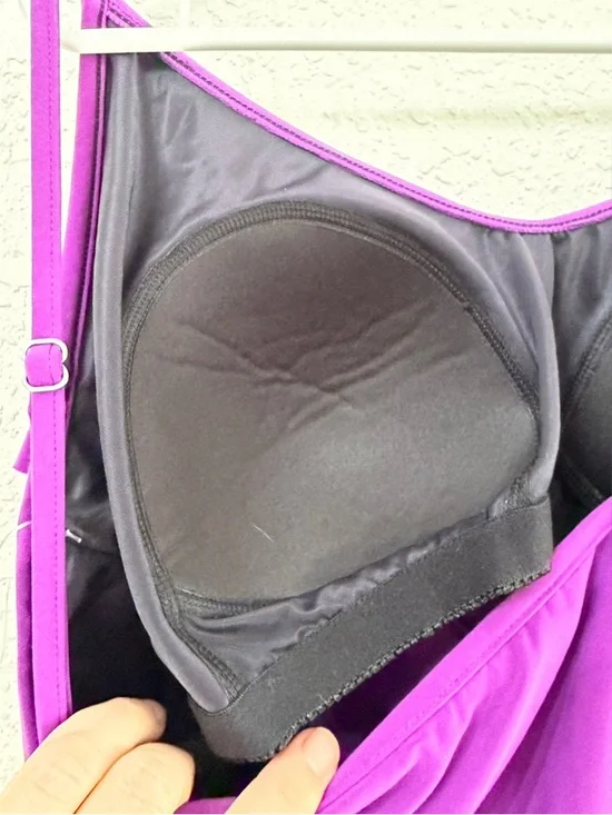 Magicsuit Purple Rita Tankini Swim Top - NWT - 16 - Picture 6 of 12